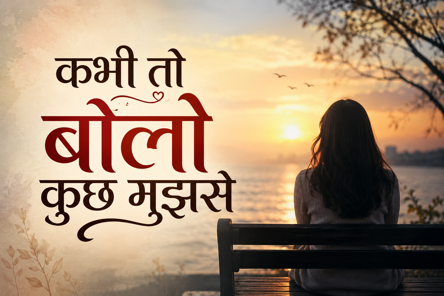 कभी तो बोलो कुछ मुझसे