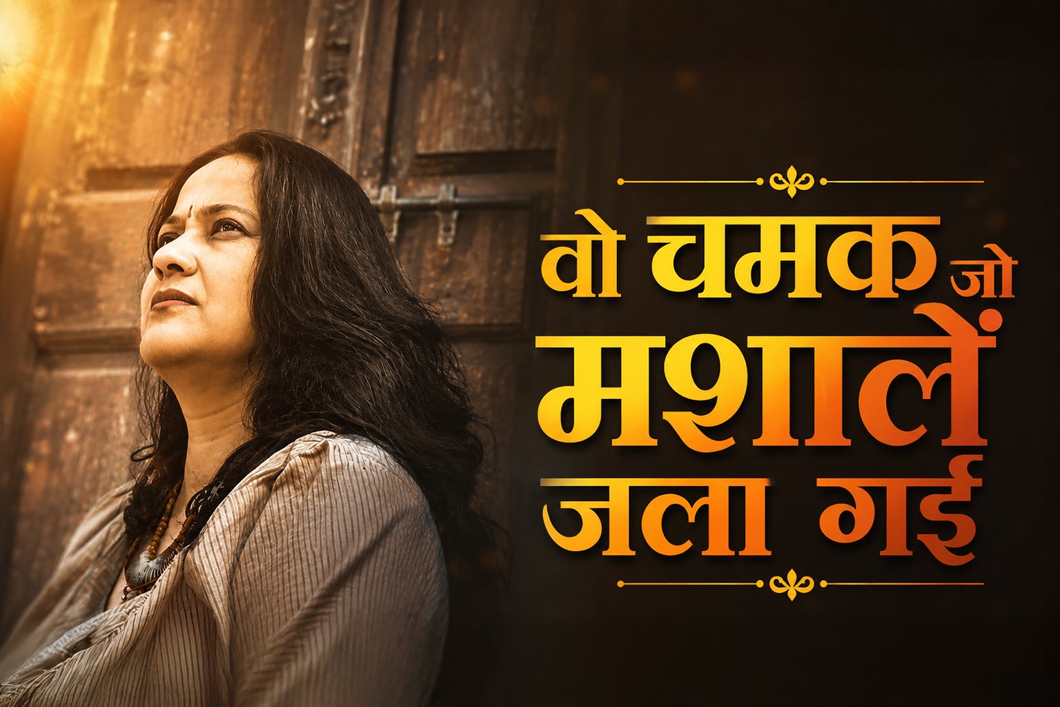 वो चमक जो मशालें जला गई
